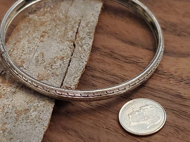 6mm Sterling Silver Bangle Bracelet