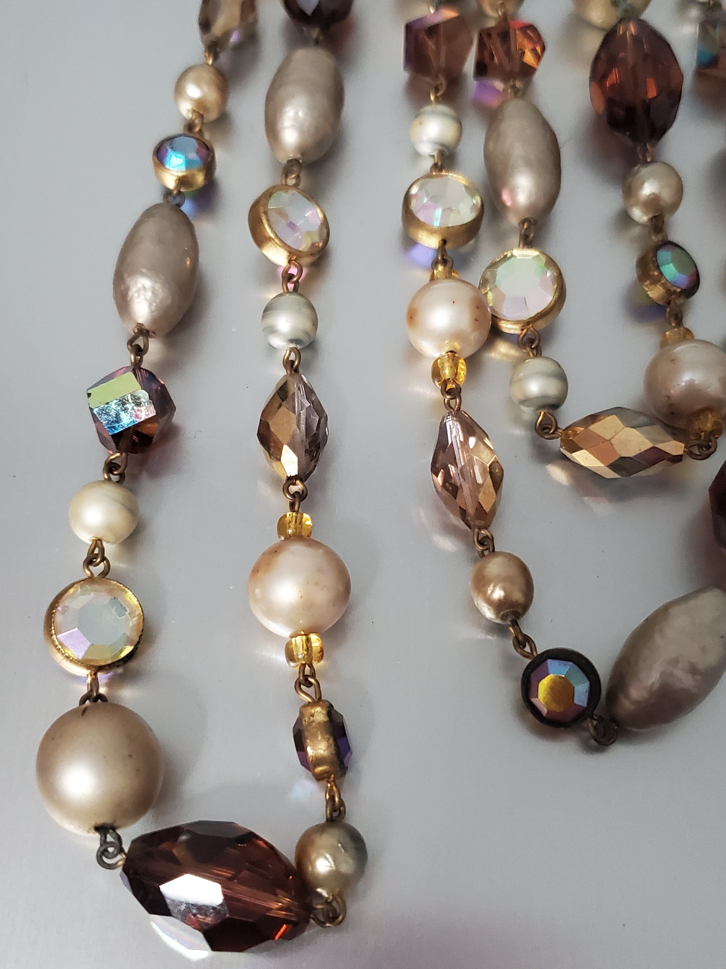 5260-Vintage Glass Necklace