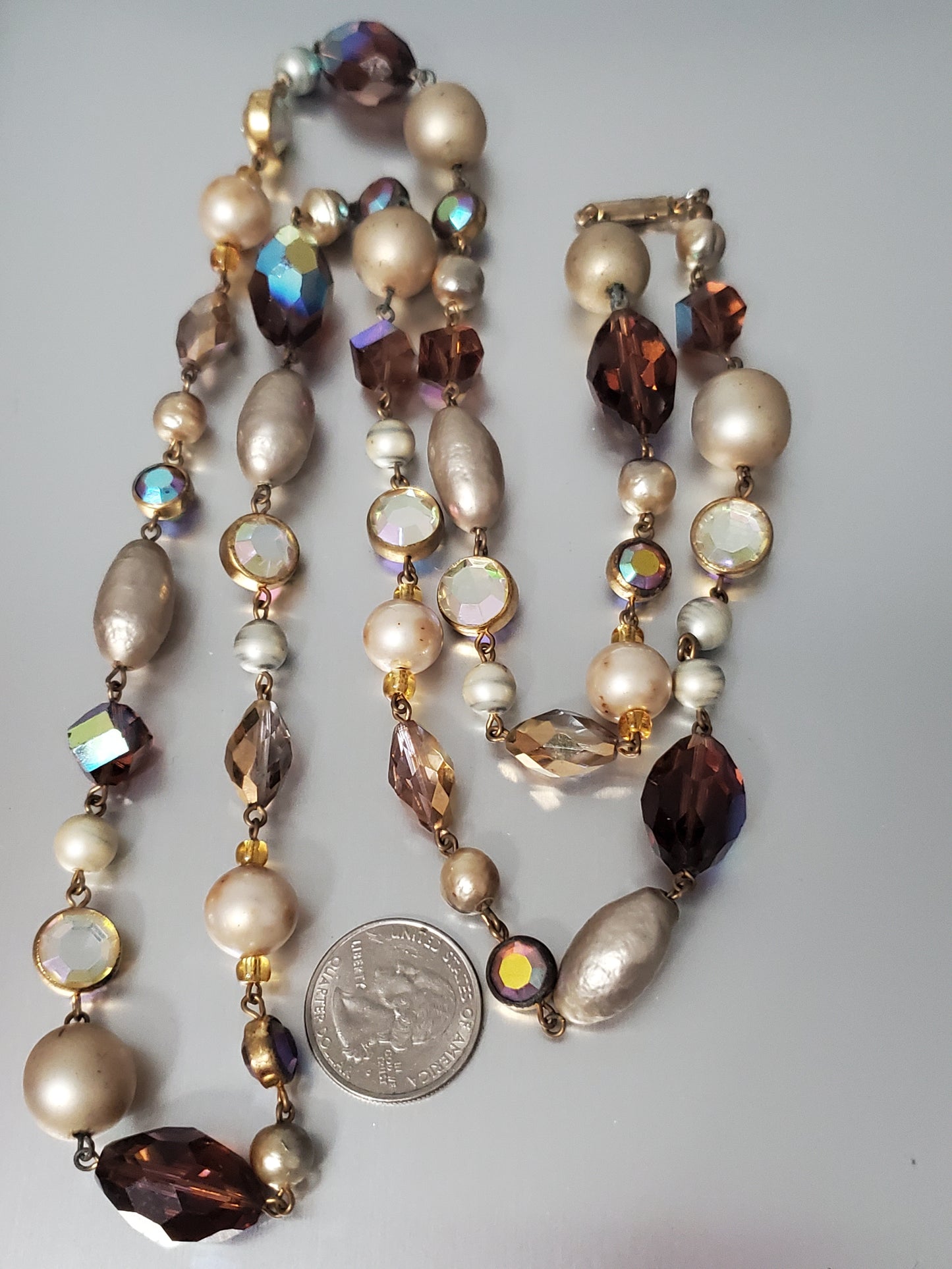 5260-Vintage Glass Necklace