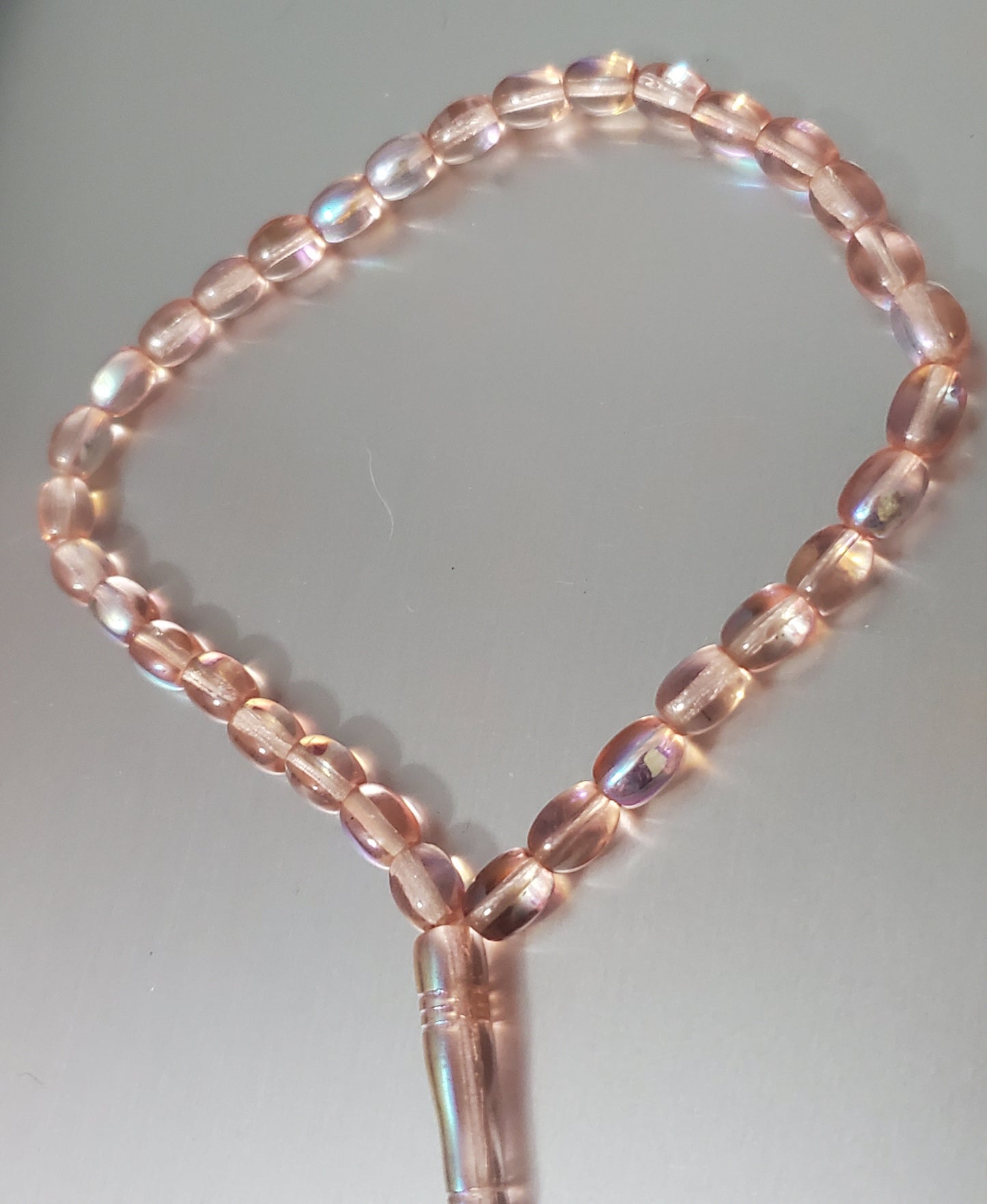 5258-Iridescent Glass Piece
