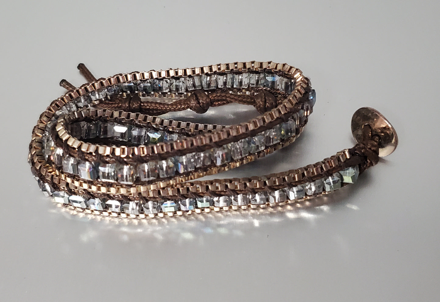 5244-Glass Wrap Bracelet