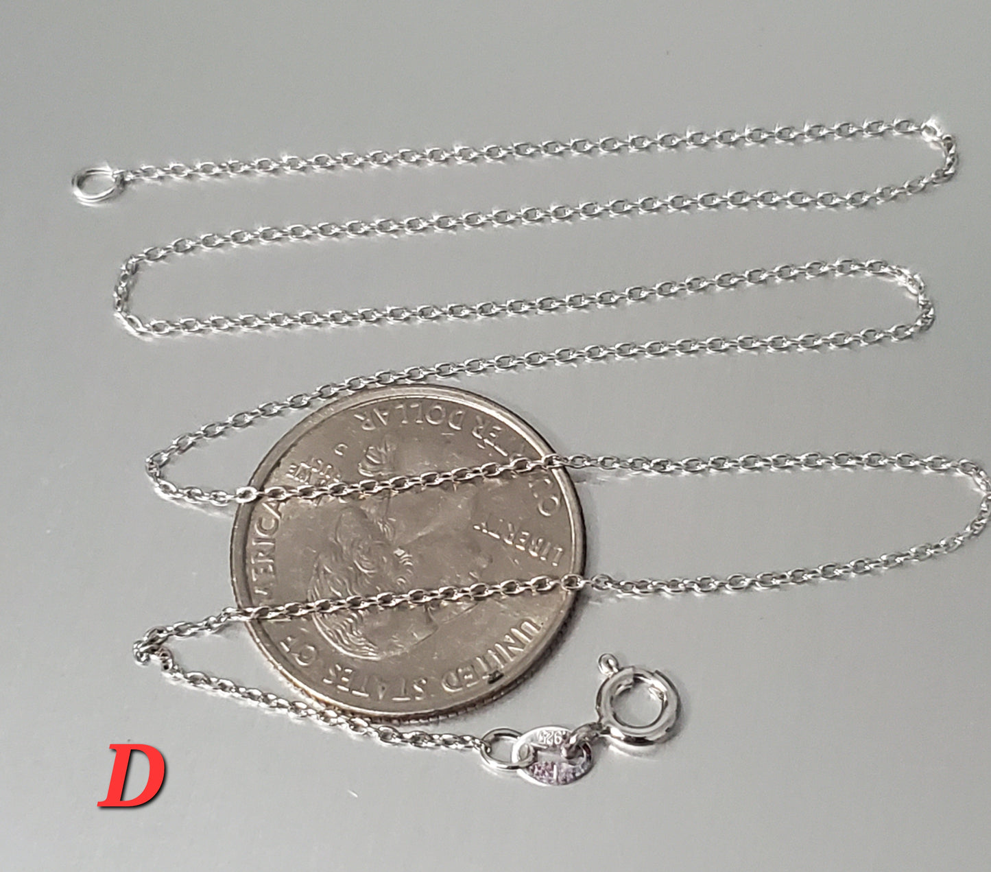 16 Inch Sterling Silver Chains $5 Choice