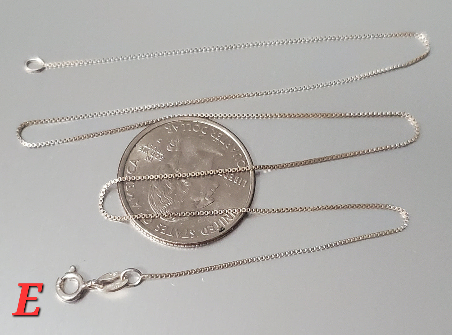 16 Inch Sterling Silver Chains $5 Choice