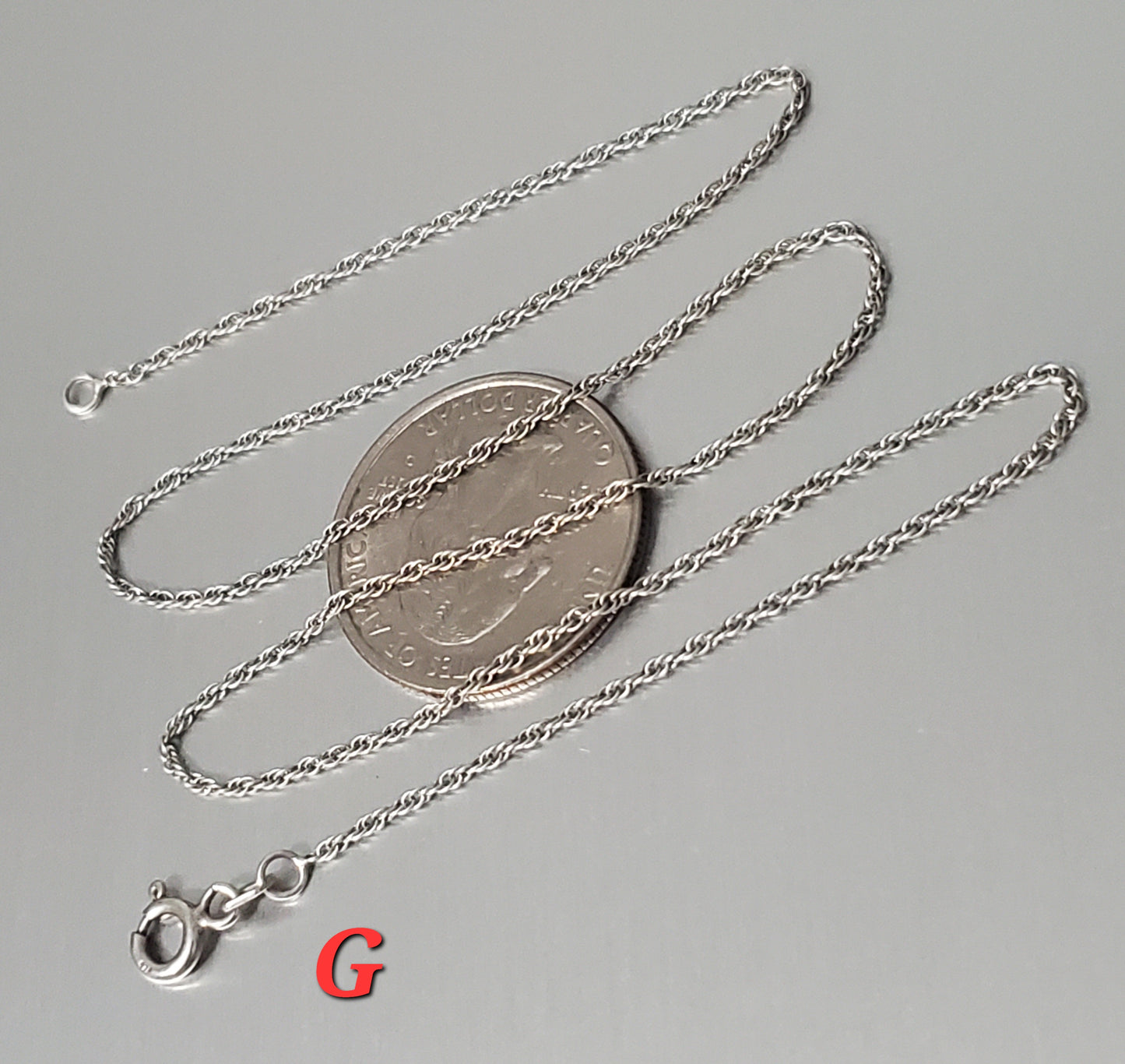 16 Inch Sterling Silver Chains $5 Choice