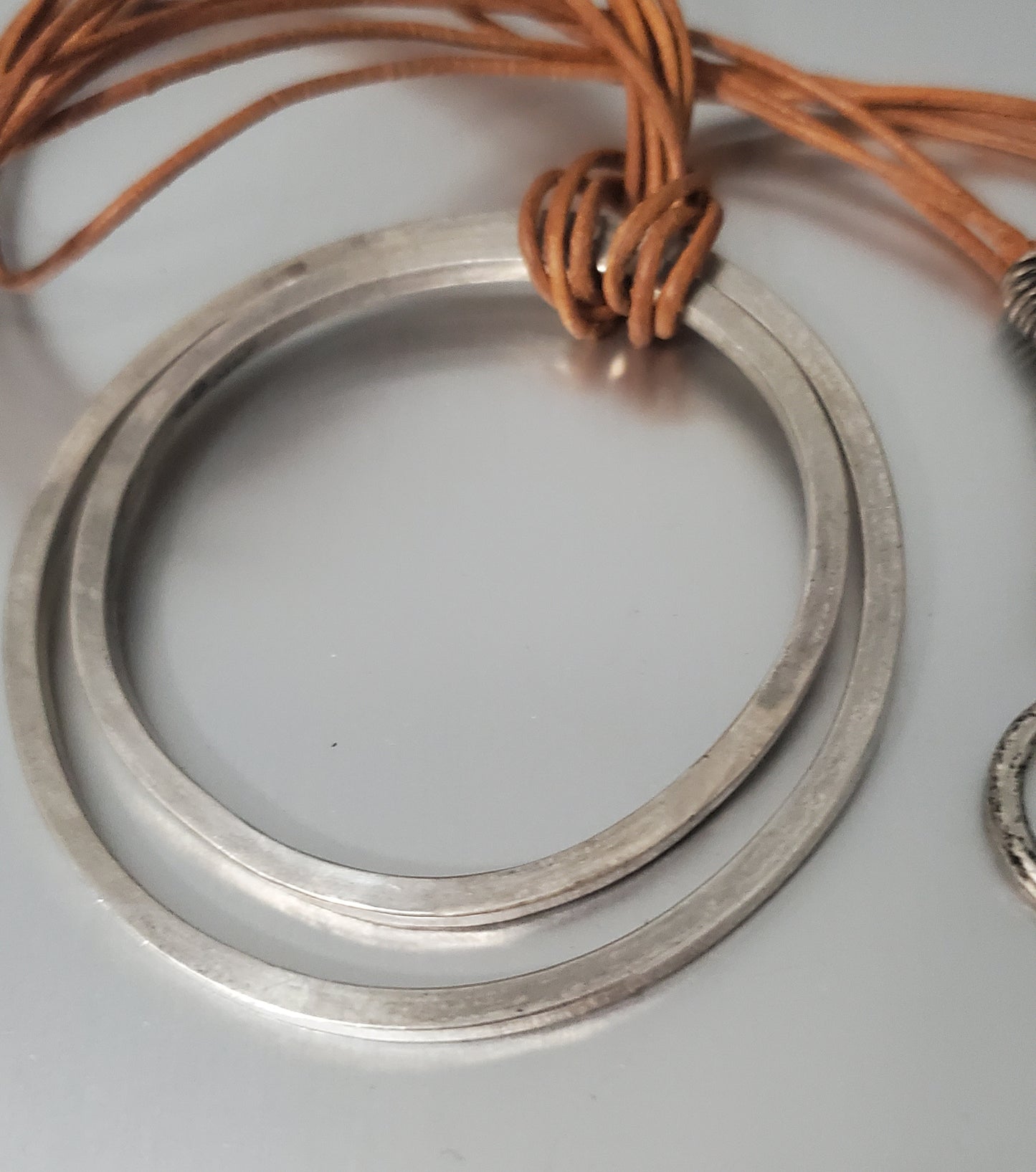 5378-Artisan RCB Sterling Necklace for Repair