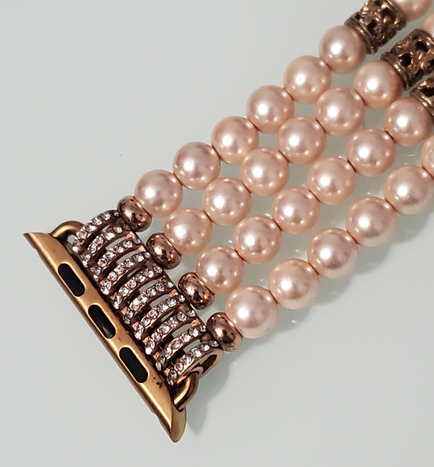 5406-Rhinestone Beaded Apple Watch Band