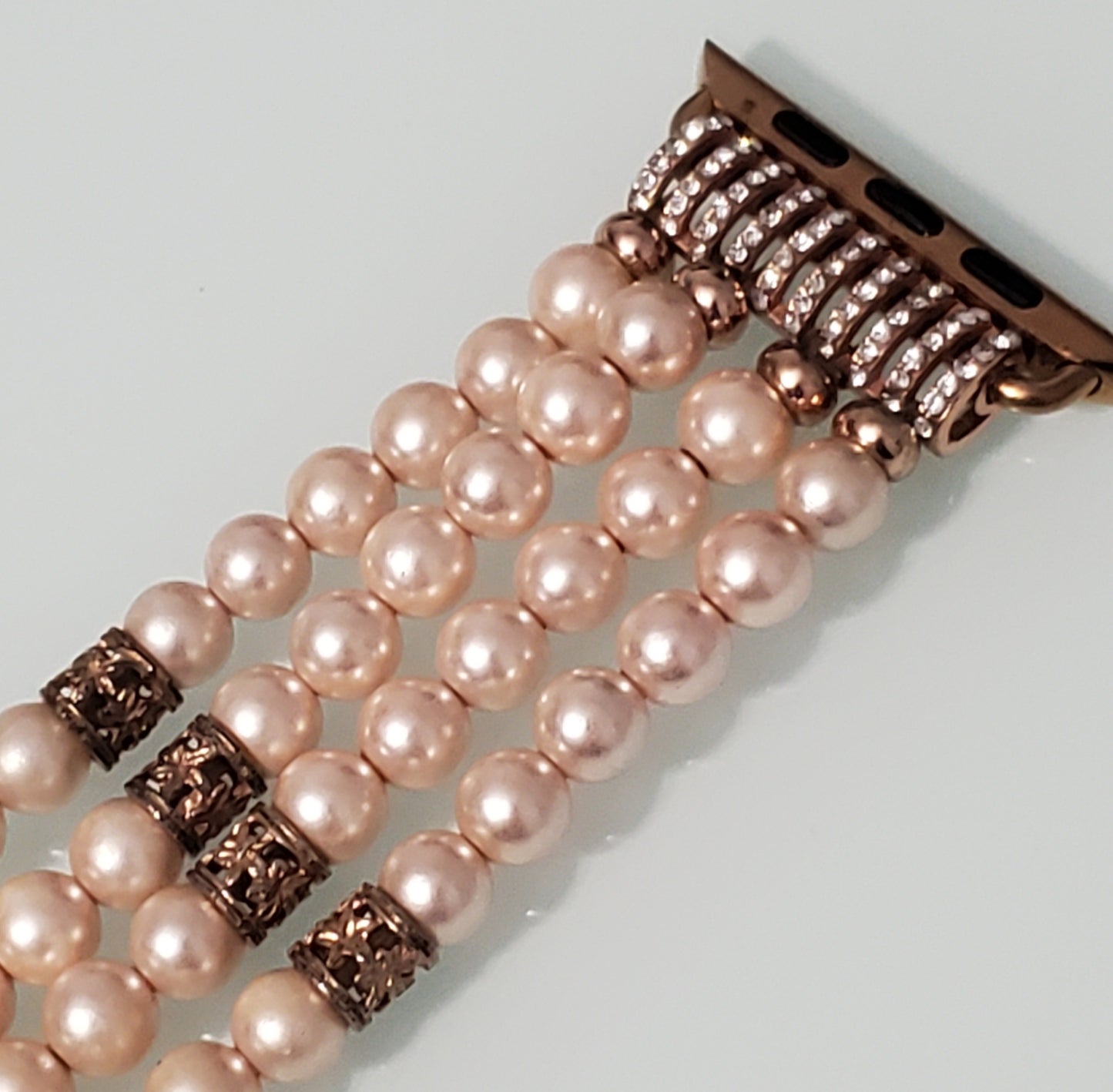 5406-Rhinestone Beaded Apple Watch Band