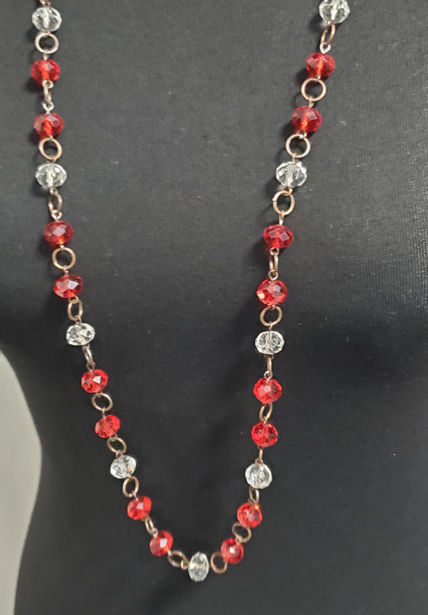 5426-Vinatge Glass Necklace