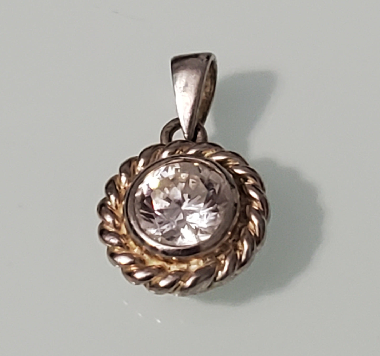 5480-Sterling Cz Pendant