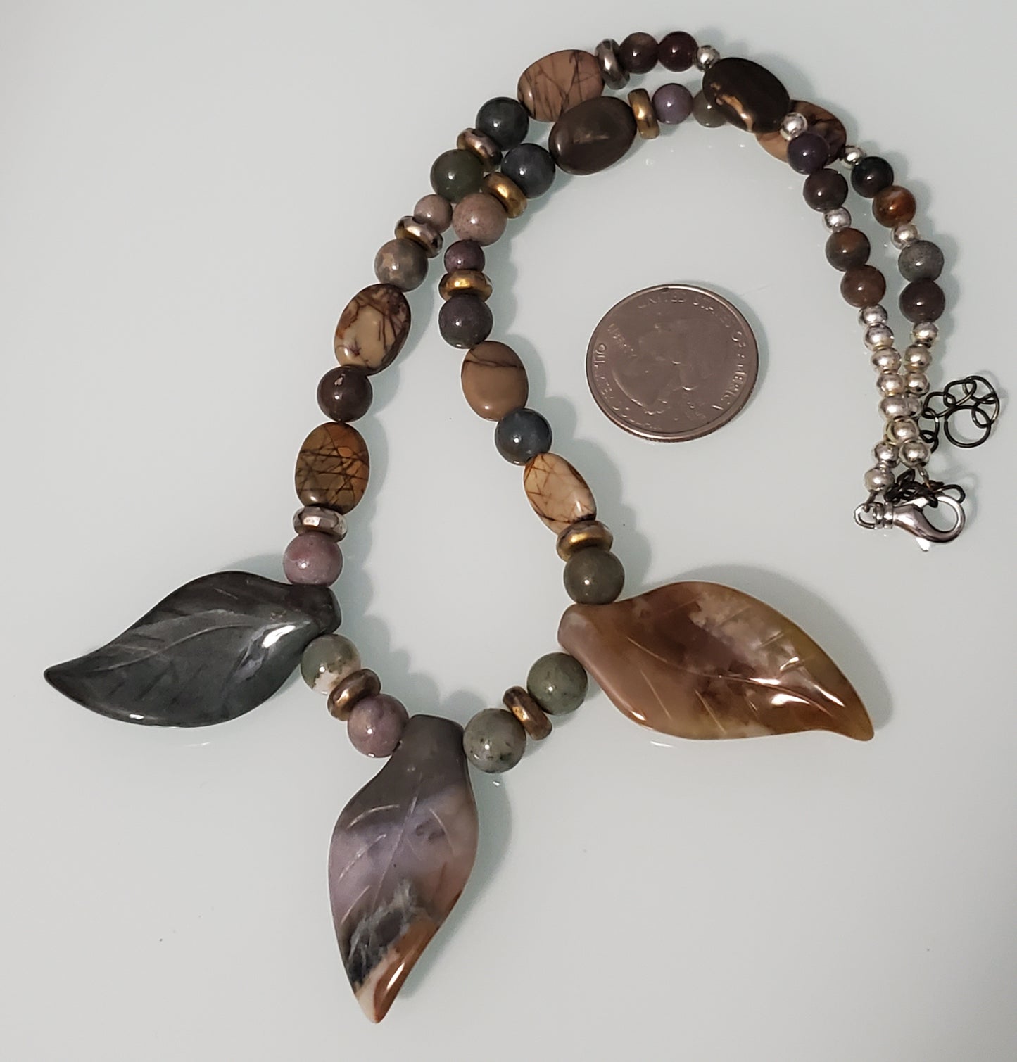 5490-Carved Stone Necklace