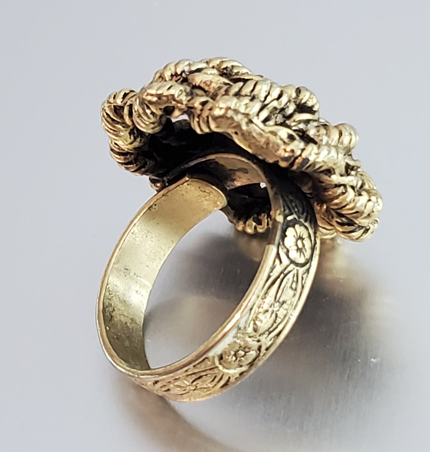 5862-Adjustable Vtg Fashion Ring