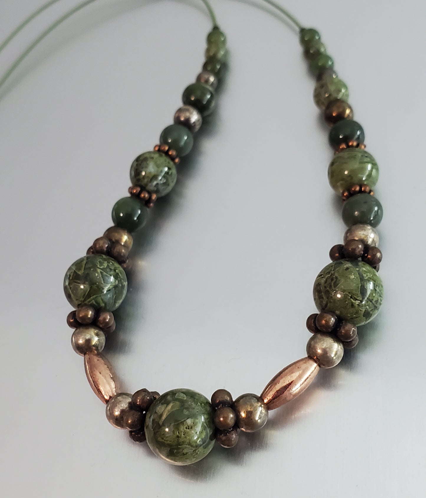 5886-Sterling Stone Necklace