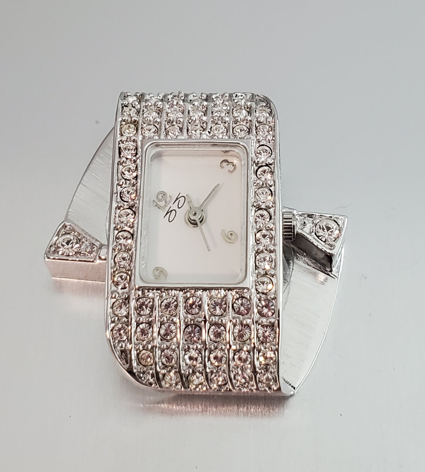 5922-Rhinestone Slide on Watch Front