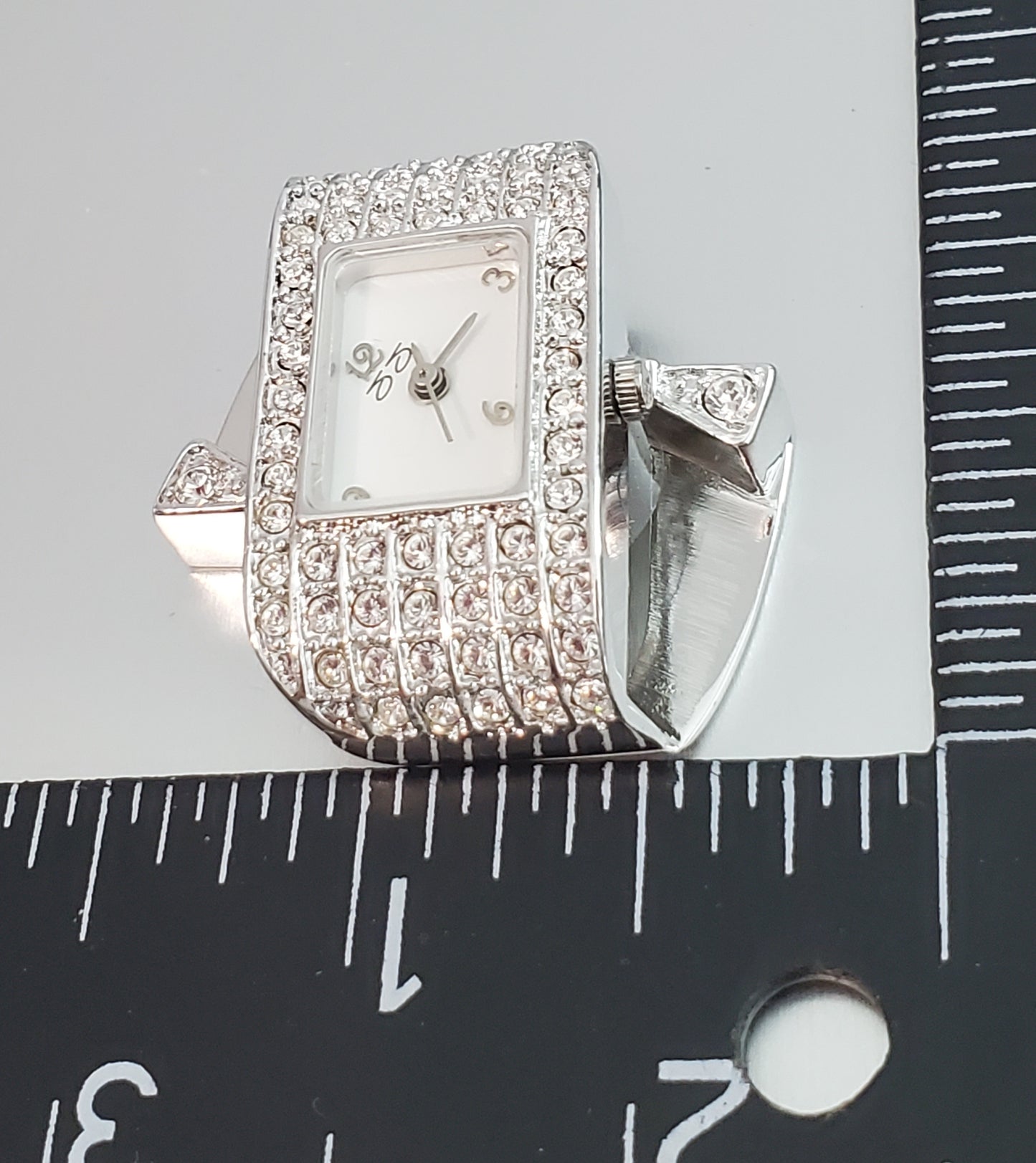 5922-Rhinestone Slide on Watch Front