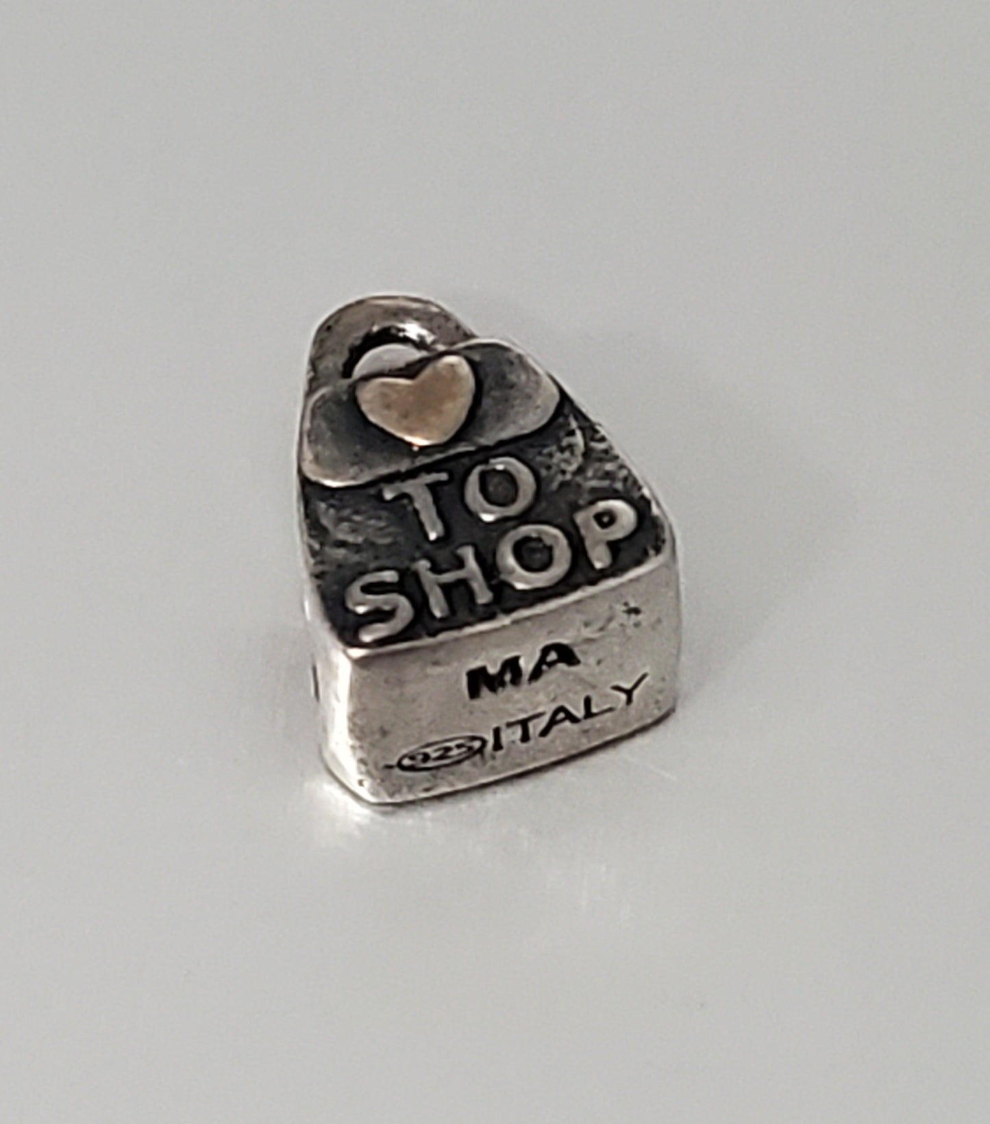 3441-MA Michael Anthony Sterling Shopping Charm