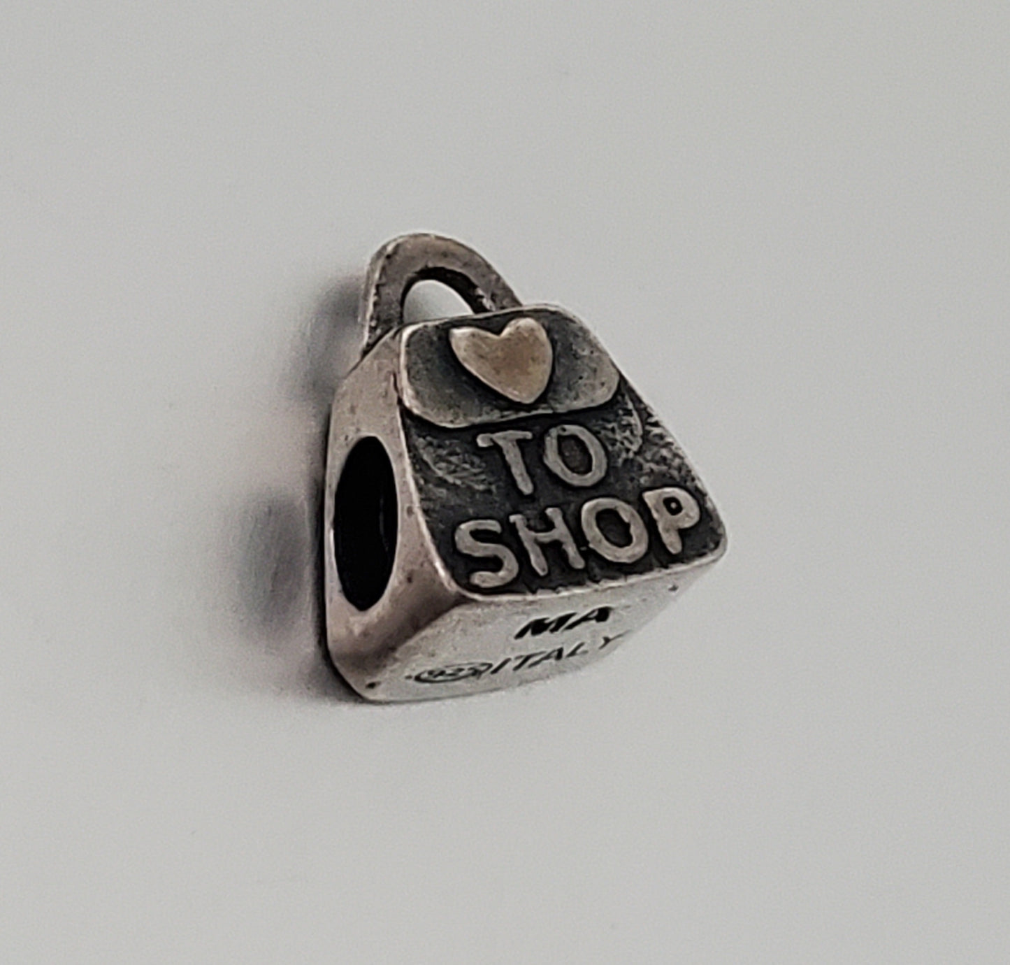 3441-MA Michael Anthony Sterling Shopping Charm