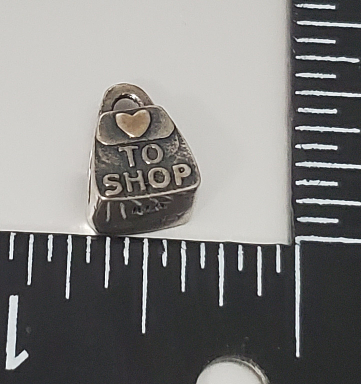 3441-MA Michael Anthony Sterling Shopping Charm