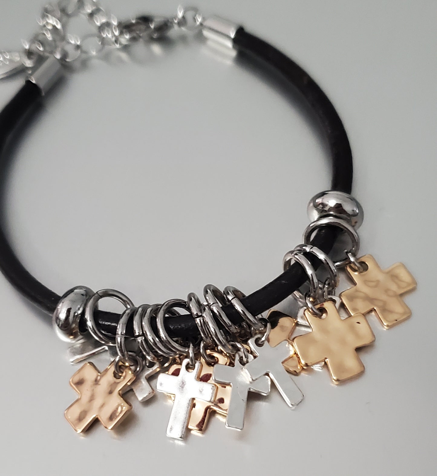1389-Demdaco Cross Bracelet