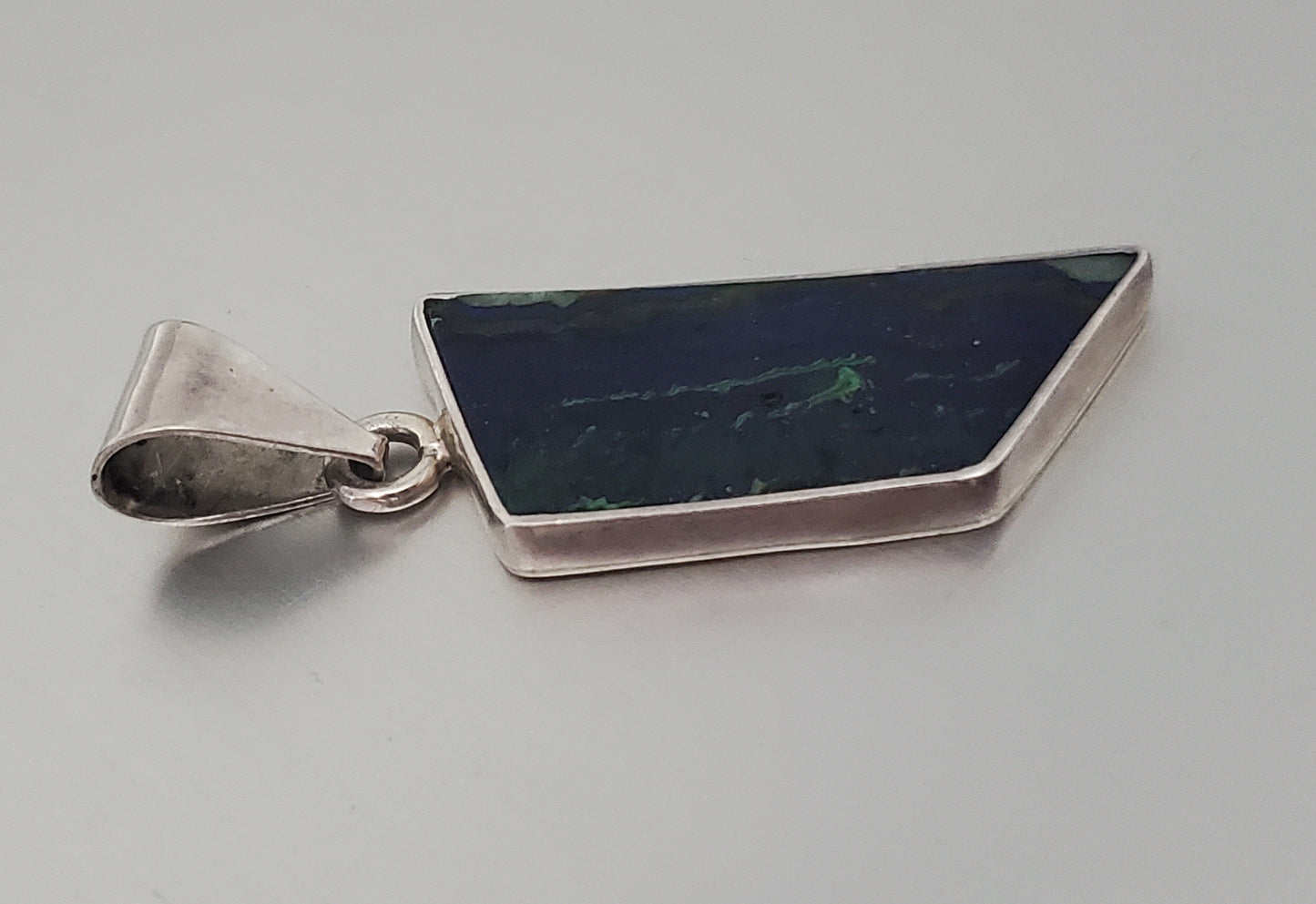 3238-Azurite Sterling Silver Pendant