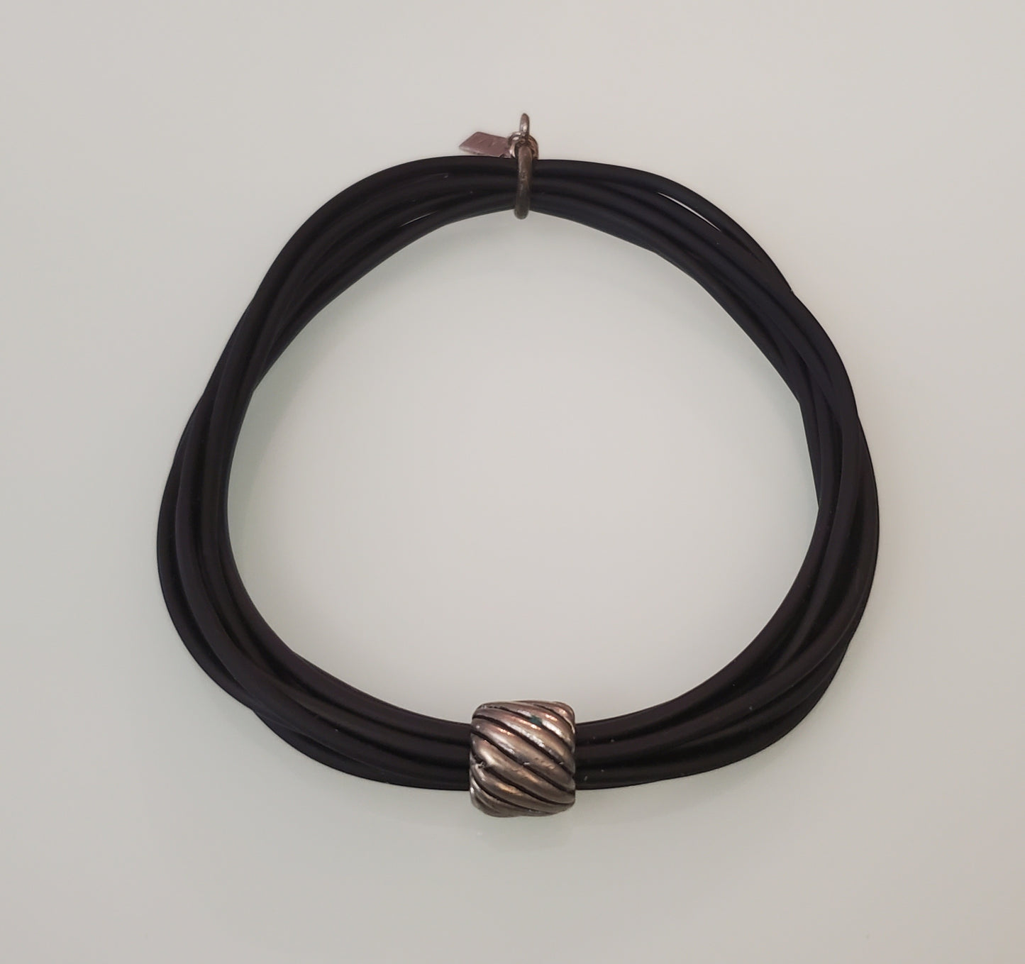 4258-Davi Sterling Silver Cord Bracelet