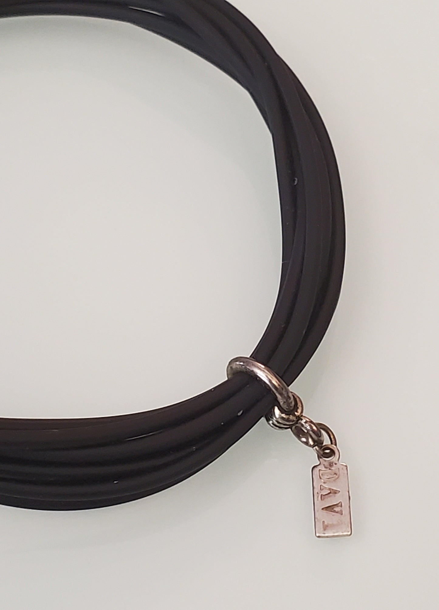 4258-Davi Sterling Silver Cord Bracelet