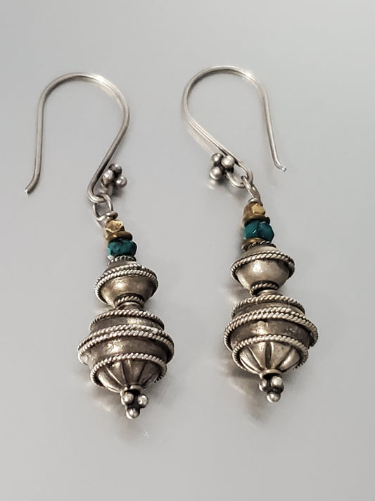 2772-Bali Sterling Silver Dangle Earrings