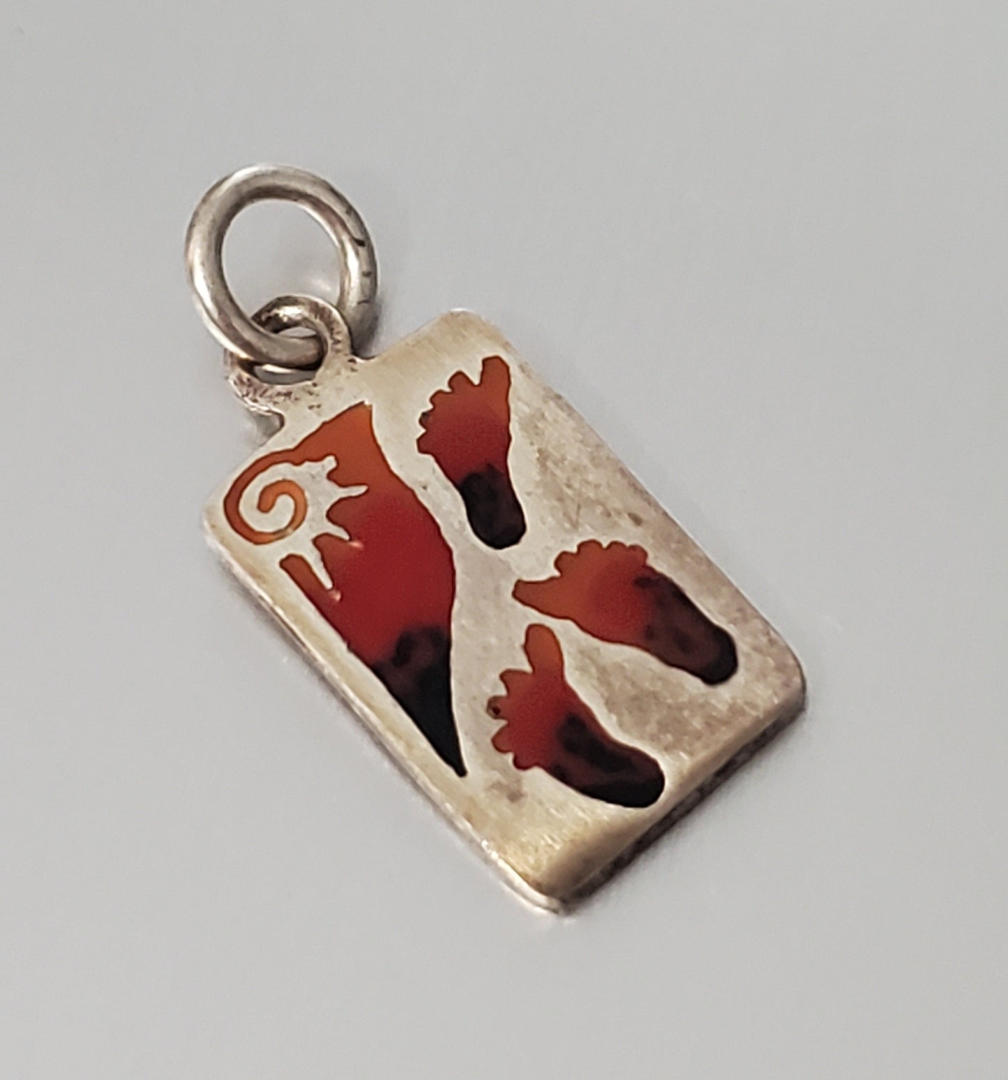 2818-Kevin & Ann 900 Silver Pendant / Charm