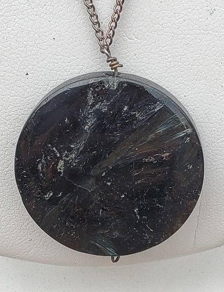 Large Stone Sterling Silver Layered Necklace