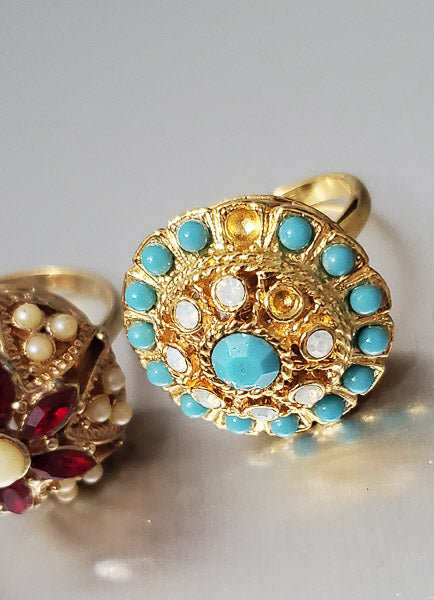 5165-Bollywood Indian Style Ring Lot