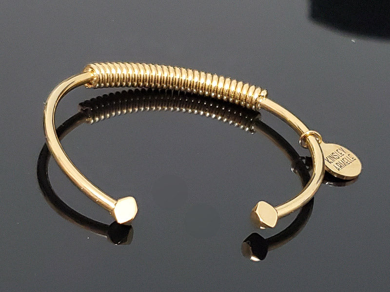 Kinsley Armelle 18k Gold Plated Stainless Steel Roma Bracelet