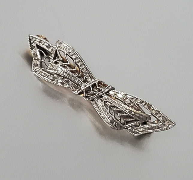 14k Gold Art Deco Brooch