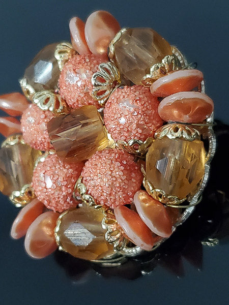 Vintage Unsigned Miriam Haskell Brooch