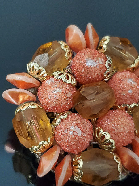 Vintage Unsigned Miriam Haskell Brooch