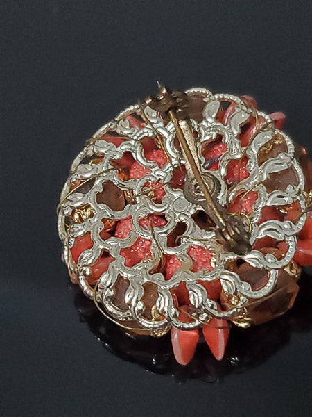 Vintage Unsigned Miriam Haskell Brooch