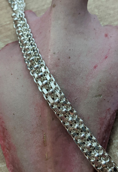 APDX Sterling Silver Mesh Chain Bracelet