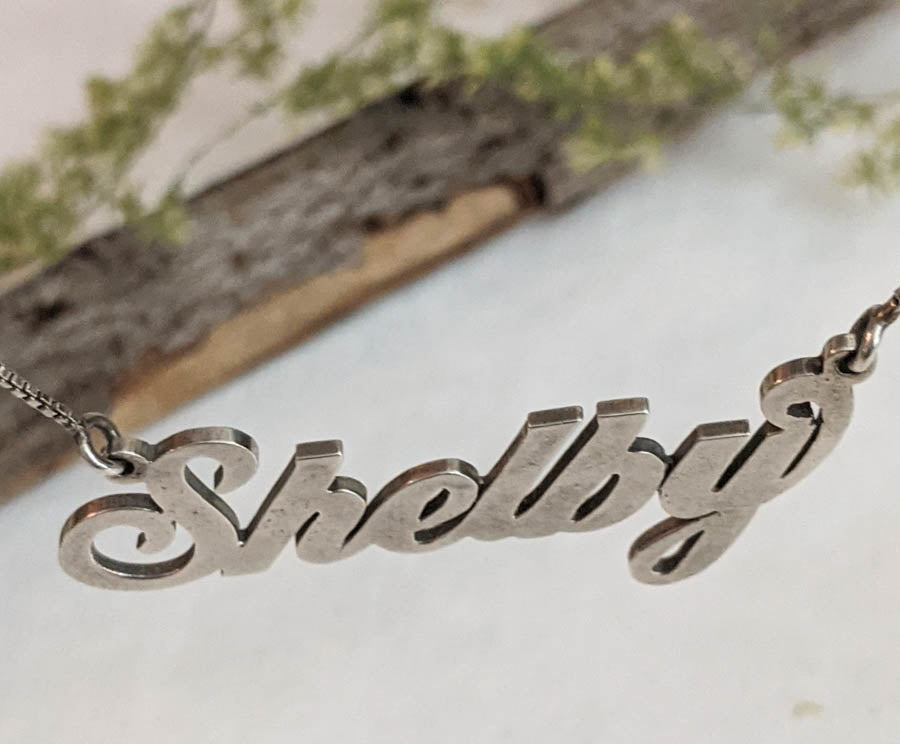 Italy Sterling Silver "Shelby" Box Chain Necklace