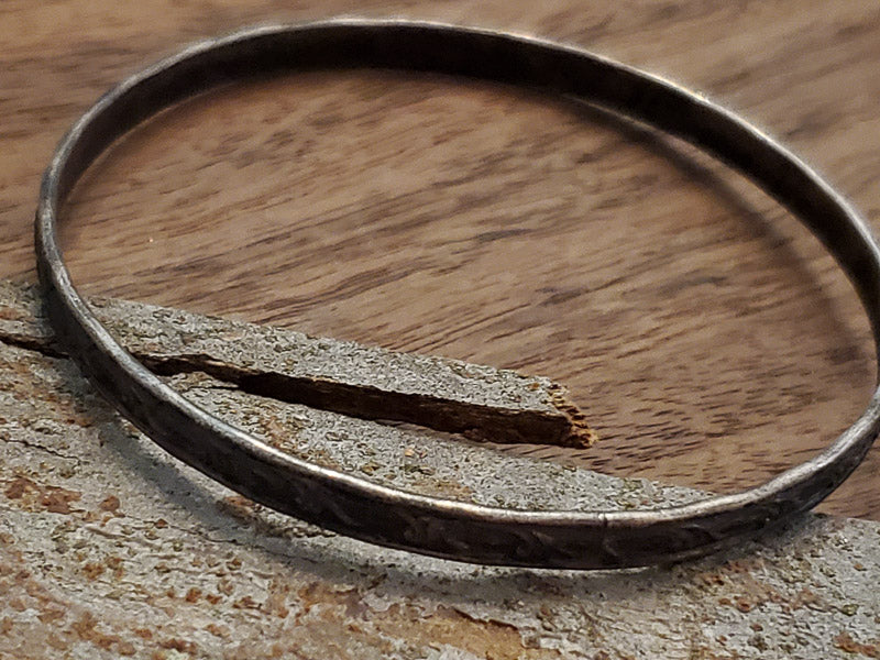 Vintage Sterling Silver Bangle Bracelet